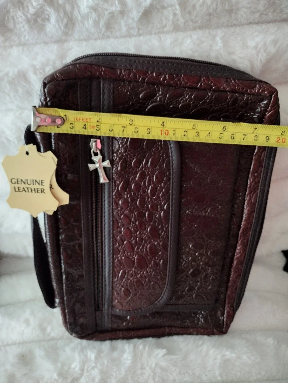 Brand New Genuine Leather Bible Carrying Case